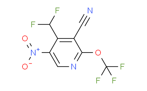 AM168486 | 1806071-89-5 | 3-Cyano-4-(difluoromethyl)-5-nitro-2-(trifluoromethoxy)pyridine