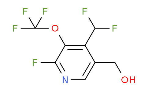 4-(Difluoromethyl)-2-fluoro-3-(trifluoromethoxy)pyridine-5-methanol