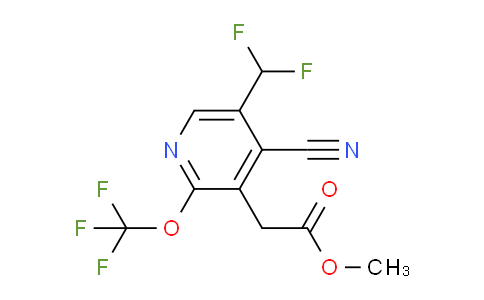 AM168526 | 1804791-86-3 | Methyl 4-cyano-5-(difluoromethyl)-2-(trifluoromethoxy)pyridine-3-acetate