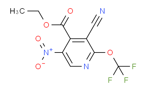 Ethyl 3-cyano-5-nitro-2-(trifluoromethoxy)pyridine-4-carboxylate