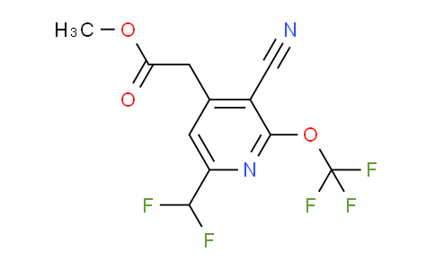 AM168531 | 1804312-19-3 | Methyl 3-cyano-6-(difluoromethyl)-2-(trifluoromethoxy)pyridine-4-acetate