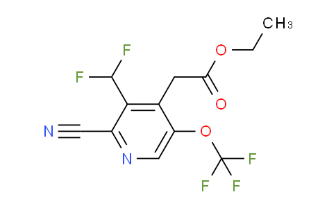 AM168533 | 1804739-81-8 | Ethyl 2-cyano-3-(difluoromethyl)-5-(trifluoromethoxy)pyridine-4-acetate