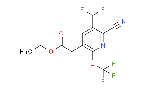 AM168535 | 1804739-86-3 | Ethyl 2-cyano-3-(difluoromethyl)-6-(trifluoromethoxy)pyridine-5-acetate