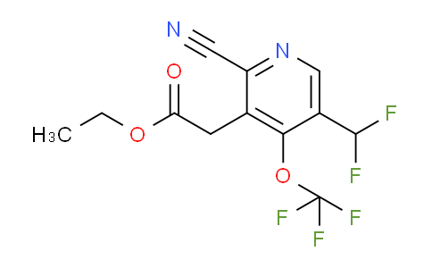 AM168543 | 1804734-71-1 | Ethyl 2-cyano-5-(difluoromethyl)-4-(trifluoromethoxy)pyridine-3-acetate