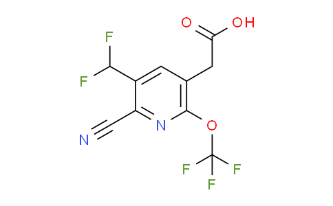 AM168552 | 1806718-52-4 | 2-Cyano-3-(difluoromethyl)-6-(trifluoromethoxy)pyridine-5-acetic acid