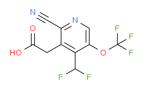 AM168555 | 1806190-39-5 | 2-Cyano-4-(difluoromethyl)-5-(trifluoromethoxy)pyridine-3-acetic acid