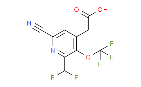 AM168564 | 1804739-71-6 | 6-Cyano-2-(difluoromethyl)-3-(trifluoromethoxy)pyridine-4-acetic acid