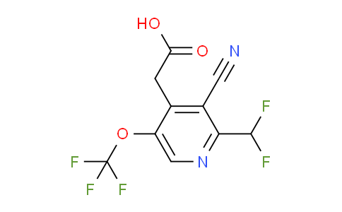 AM168566 | 1804306-79-3 | 3-Cyano-2-(difluoromethyl)-5-(trifluoromethoxy)pyridine-4-acetic acid