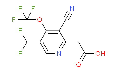 AM168571 | 1804322-99-3 | 3-Cyano-5-(difluoromethyl)-4-(trifluoromethoxy)pyridine-2-acetic acid