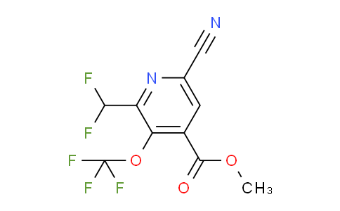 AM168577 | 1803679-43-7 | Methyl 6-cyano-2-(difluoromethyl)-3-(trifluoromethoxy)pyridine-4-carboxylate