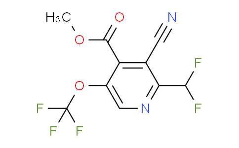 AM168579 | 1804306-15-7 | Methyl 3-cyano-2-(difluoromethyl)-5-(trifluoromethoxy)pyridine-4-carboxylate