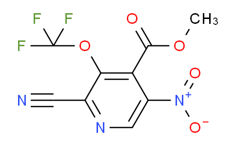 Methyl 2-cyano-5-nitro-3-(trifluoromethoxy)pyridine-4-carboxylate