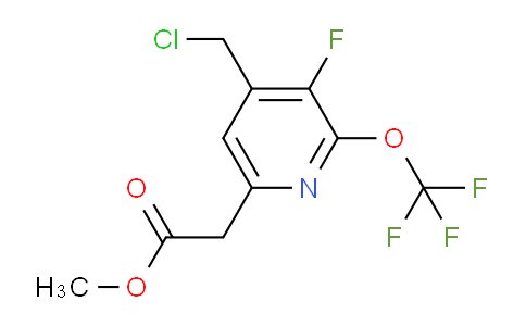 AM168582 | 1804760-67-5 | Methyl 4-(chloromethyl)-3-fluoro-2-(trifluoromethoxy)pyridine-6-acetate