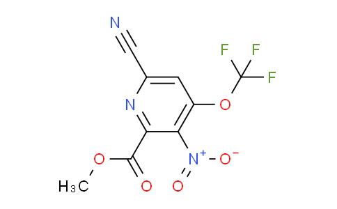 Methyl 6-cyano-3-nitro-4-(trifluoromethoxy)pyridine-2-carboxylate