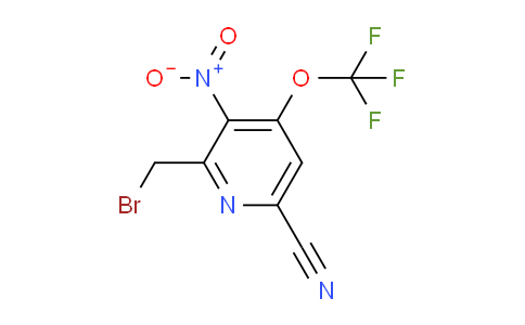 2-(Bromomethyl)-6-cyano-3-nitro-4-(trifluoromethoxy)pyridine