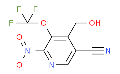 5-Cyano-2-nitro-3-(trifluoromethoxy)pyridine-4-methanol