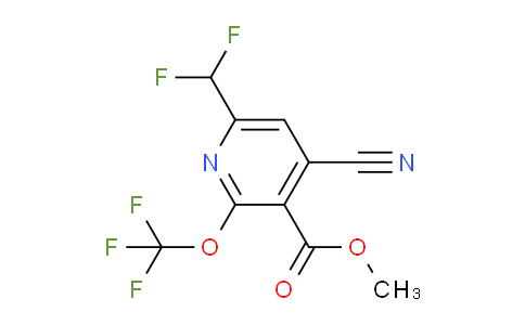 AM168594 | 1804739-62-5 | Methyl 4-cyano-6-(difluoromethyl)-2-(trifluoromethoxy)pyridine-3-carboxylate