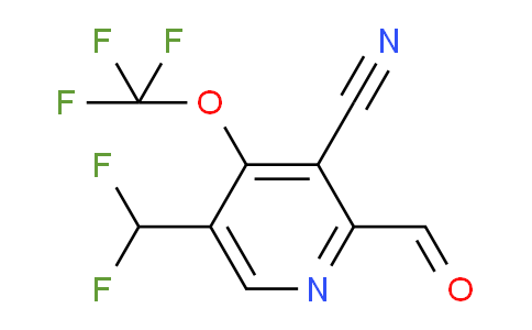 AM168609 | 1804315-49-8 | 3-Cyano-5-(difluoromethyl)-4-(trifluoromethoxy)pyridine-2-carboxaldehyde