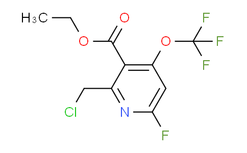 AM168618 | 1804623-40-2 | Ethyl 2-(chloromethyl)-6-fluoro-4-(trifluoromethoxy)pyridine-3-carboxylate