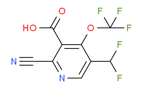 AM168635 | 1804781-84-7 | 2-Cyano-5-(difluoromethyl)-4-(trifluoromethoxy)pyridine-3-carboxylic acid