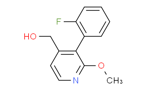 3-(2-Fluorophenyl)-2-methoxypyridine-4-methanol
