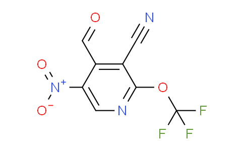 3-Cyano-5-nitro-2-(trifluoromethoxy)pyridine-4-carboxaldehyde