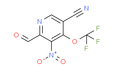 5-Cyano-3-nitro-4-(trifluoromethoxy)pyridine-2-carboxaldehyde