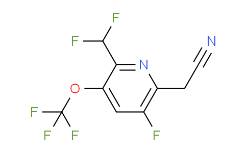 AM168660 | 1804761-42-9 | 2-(Difluoromethyl)-5-fluoro-3-(trifluoromethoxy)pyridine-6-acetonitrile