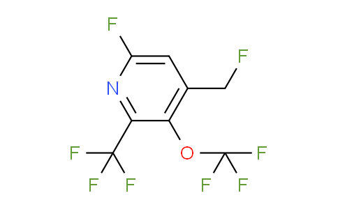 6-Fluoro-4-(fluoromethyl)-3-(trifluoromethoxy)-2-(trifluoromethyl)pyridine