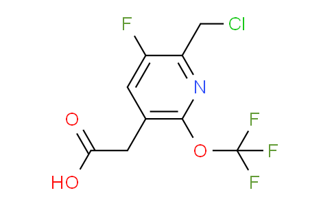 AM168662 | 1806719-94-7 | 2-(Chloromethyl)-3-fluoro-6-(trifluoromethoxy)pyridine-5-acetic acid