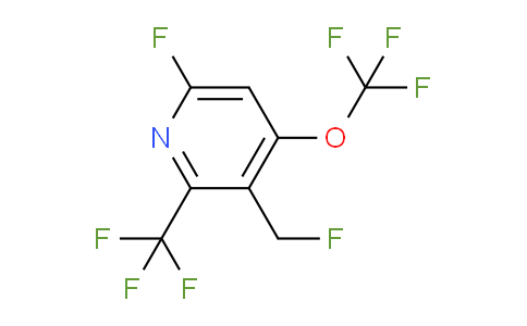 6-Fluoro-3-(fluoromethyl)-4-(trifluoromethoxy)-2-(trifluoromethyl)pyridine