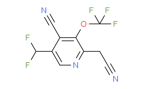 AM168671 | 1804739-39-6 | 4-Cyano-5-(difluoromethyl)-3-(trifluoromethoxy)pyridine-2-acetonitrile