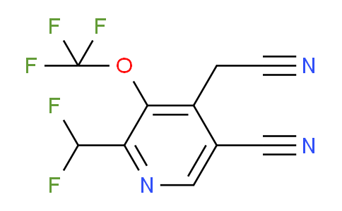 AM168673 | 1804625-07-7 | 5-Cyano-2-(difluoromethyl)-3-(trifluoromethoxy)pyridine-4-acetonitrile