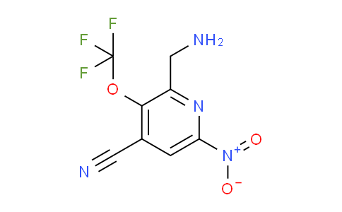 2-(Aminomethyl)-4-cyano-6-nitro-3-(trifluoromethoxy)pyridine