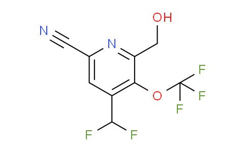 6-Cyano-4-(difluoromethyl)-3-(trifluoromethoxy)pyridine-2-methanol