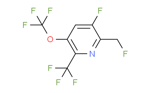 3-Fluoro-2-(fluoromethyl)-5-(trifluoromethoxy)-6-(trifluoromethyl)pyridine