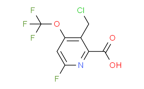 AM168690 | 1804482-90-3 | 3-(Chloromethyl)-6-fluoro-4-(trifluoromethoxy)pyridine-2-carboxylic acid