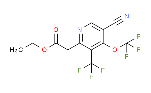 AM168710 | 1805924-56-4 | Ethyl 5-cyano-4-(trifluoromethoxy)-3-(trifluoromethyl)pyridine-2-acetate