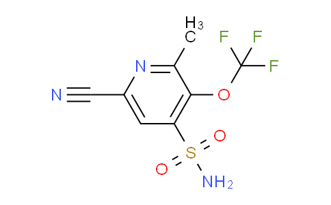 6-Cyano-2-methyl-3-(trifluoromethoxy)pyridine-4-sulfonamide