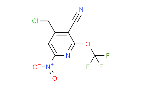 4-(Chloromethyl)-3-cyano-6-nitro-2-(trifluoromethoxy)pyridine