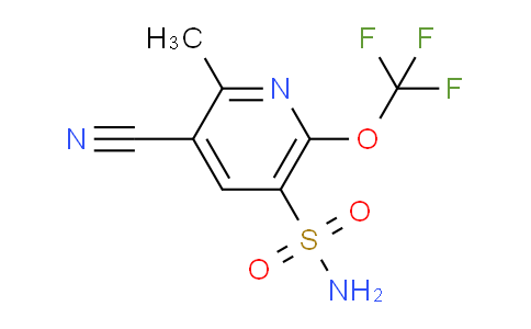3-Cyano-2-methyl-6-(trifluoromethoxy)pyridine-5-sulfonamide