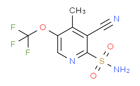 3-Cyano-4-methyl-5-(trifluoromethoxy)pyridine-2-sulfonamide