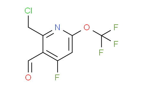 AM168736 | 1804622-36-3 | 2-(Chloromethyl)-4-fluoro-6-(trifluoromethoxy)pyridine-3-carboxaldehyde