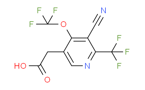 AM168738 | 1806189-09-2 | 3-Cyano-4-(trifluoromethoxy)-2-(trifluoromethyl)pyridine-5-acetic acid