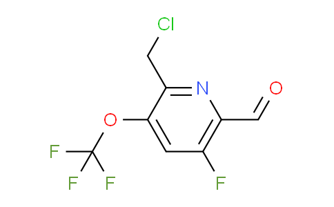 AM168739 | 1804333-16-1 | 2-(Chloromethyl)-5-fluoro-3-(trifluoromethoxy)pyridine-6-carboxaldehyde