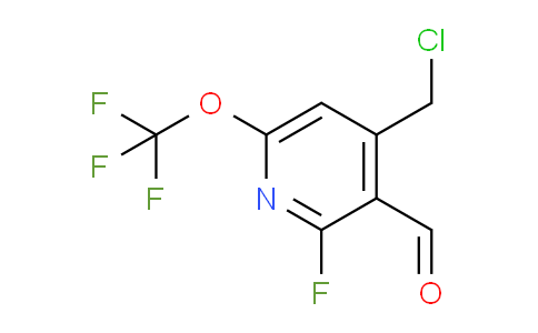 AM168752 | 1806737-97-2 | 4-(Chloromethyl)-2-fluoro-6-(trifluoromethoxy)pyridine-3-carboxaldehyde