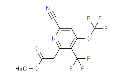 AM168757 | 1806189-20-7 | Methyl 6-cyano-4-(trifluoromethoxy)-3-(trifluoromethyl)pyridine-2-acetate