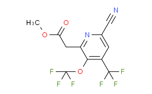 AM168760 | 1803669-16-0 | Methyl 6-cyano-3-(trifluoromethoxy)-4-(trifluoromethyl)pyridine-2-acetate