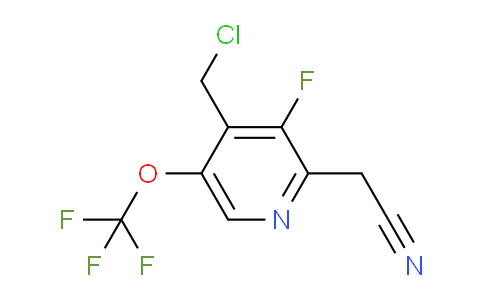 4-(Chloromethyl)-3-fluoro-5-(trifluoromethoxy)pyridine-2-acetonitrile