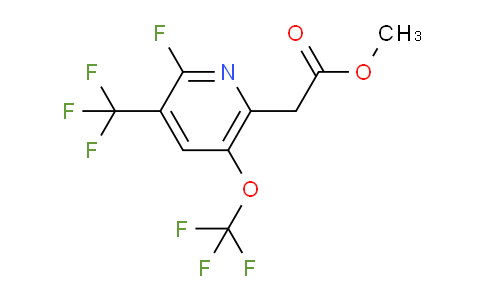 Methyl 2-fluoro-5-(trifluoromethoxy)-3-(trifluoromethyl)pyridine-6-acetate